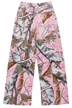Precious Pink Tree Camo Baggy Stacked Jean