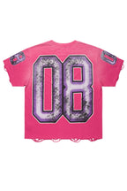 Fields Fuchsia Oversized Graphic T-Shirt