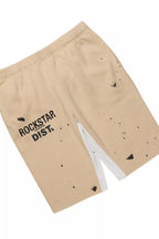 Boys Raffer Beige/Black Hoodie Short Set