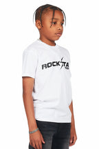 Boys Oakleyy White Graphic T-Shirt