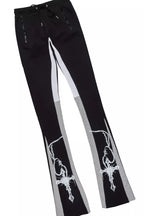 Vontae Black/Multi Hoodie/Super Stacked Track Set