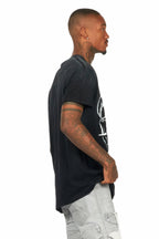 Mad Black Oversized Graphic T-Shirt