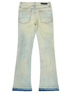 Boys Holibert Light Blue Stacked Flare Jean