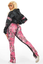 Eniyha Black/Pink Tree Camo Stacked Trackset