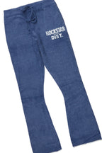 Lake Navy Mohair Knit Track Set