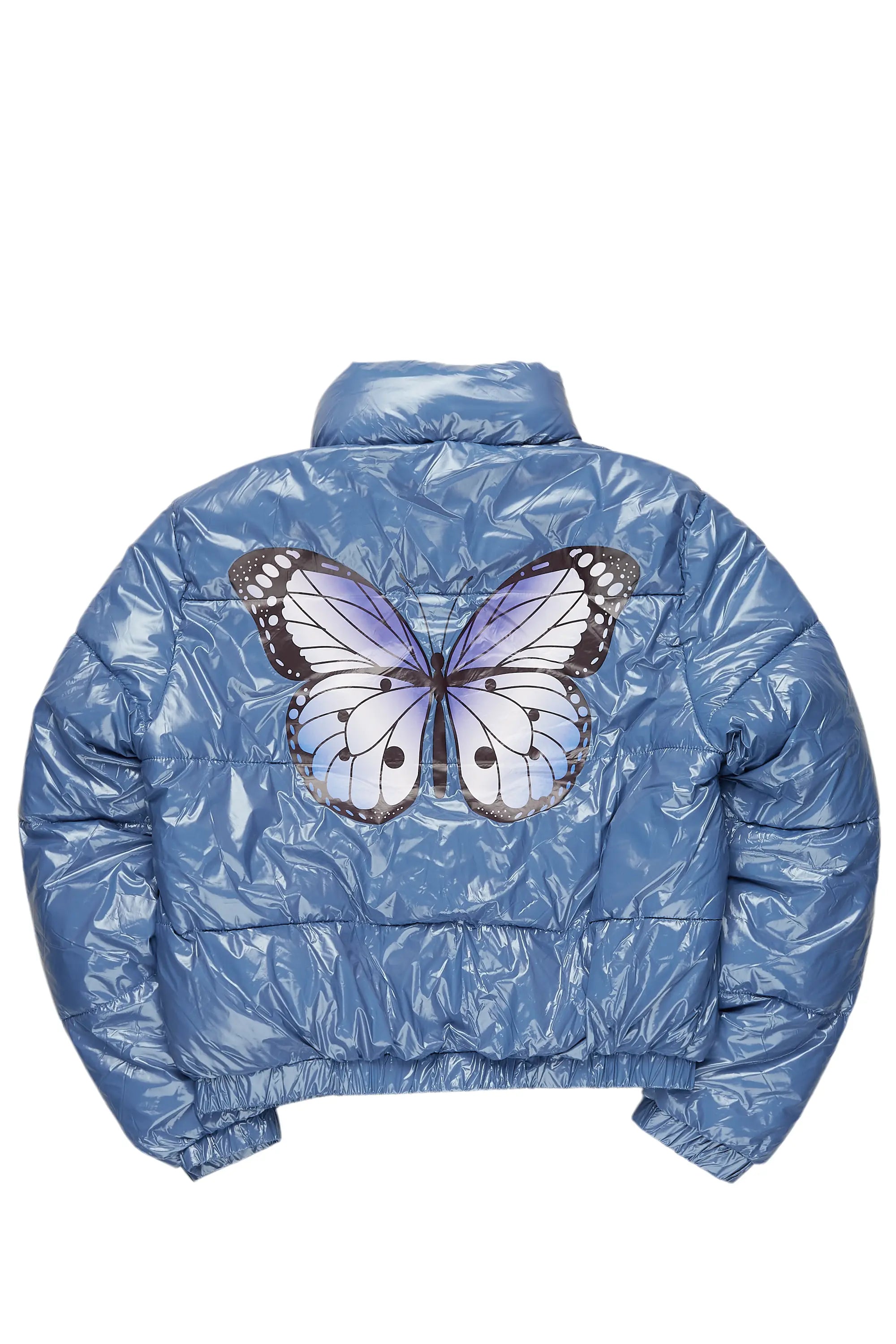 Cecilia Blue Puffer Jacket