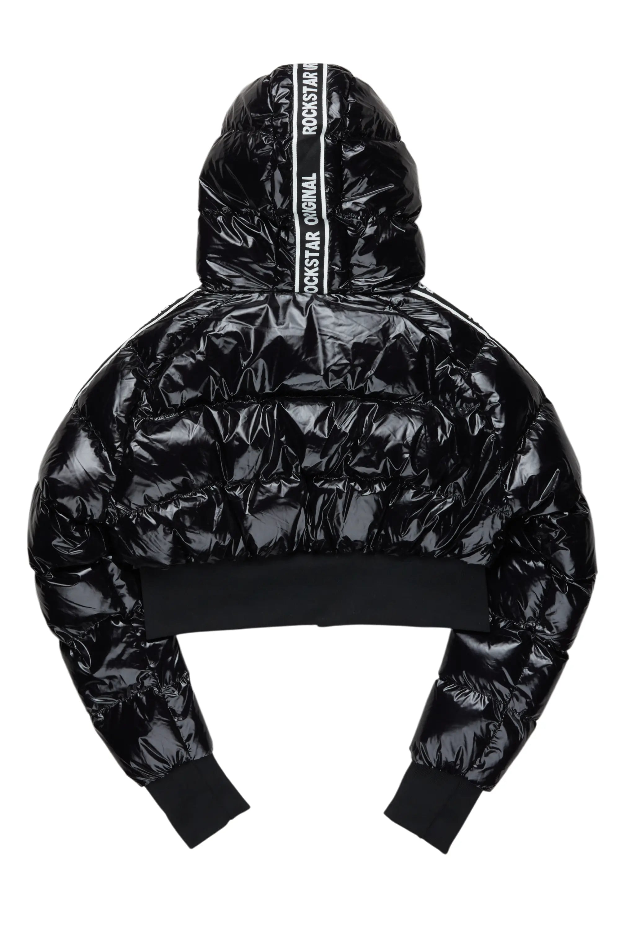 Jackey Black 2.0 Crop Puffer Jacket