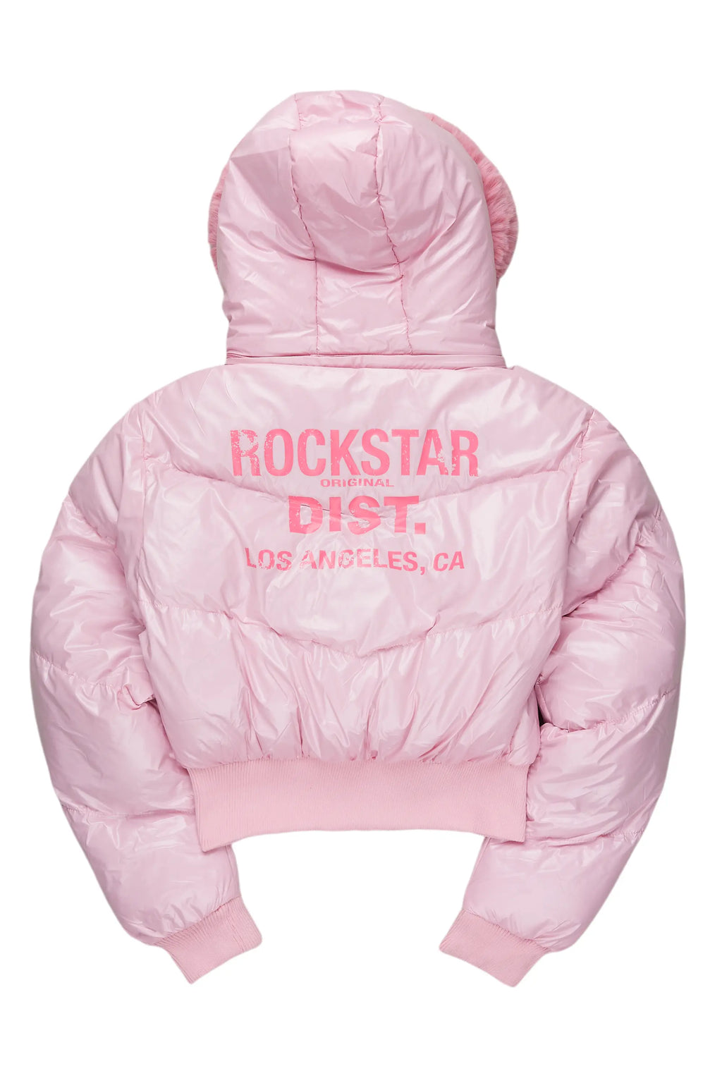 Moncia Pink Puffer Jacket