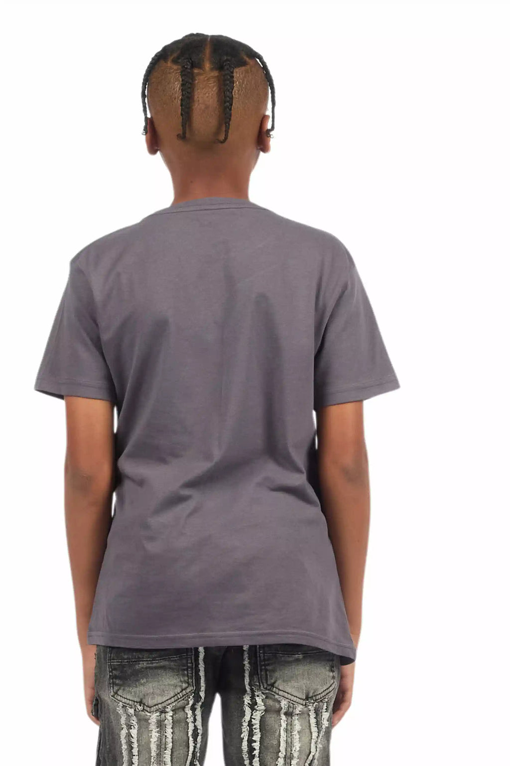 Boys Roeland Denim Blue Graphic T-Shirt