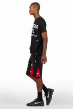 Scottie Black Painter T-Shirt/Short Set