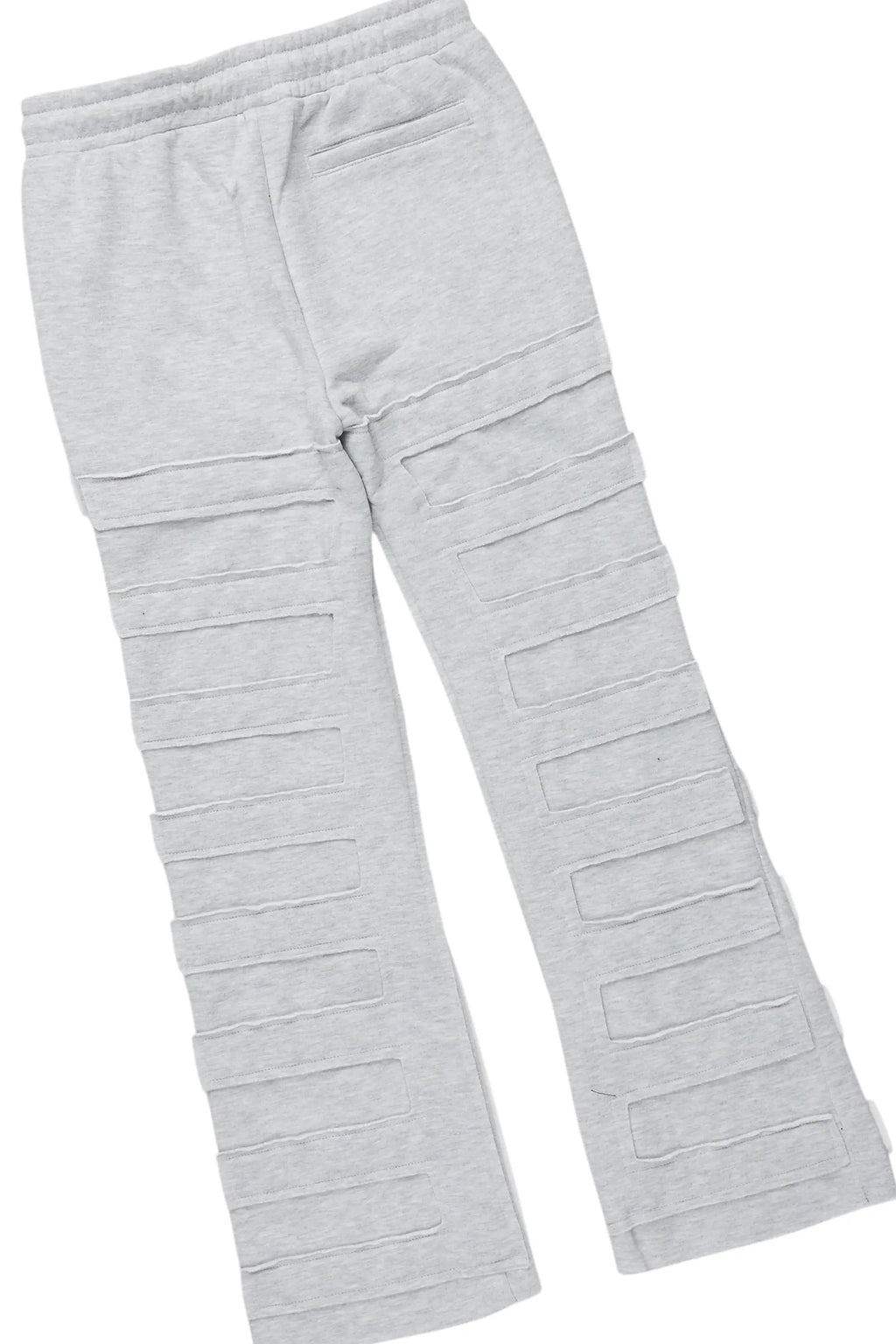 Boys Emilio White /Heather Grey T-Shirt Flare Sweat Pant Set