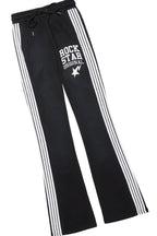 Gerrit Black T-Shirt/Stacked Flare Track Set