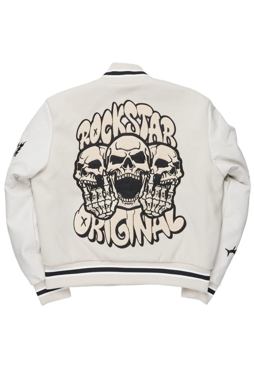 Rune Beige Varsity Jacket