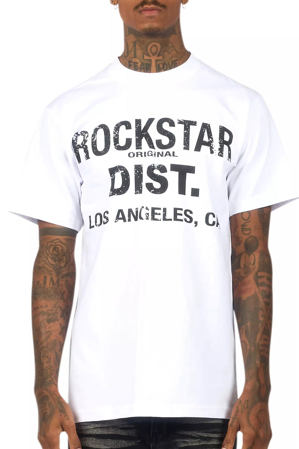 Nelly White/Black Oversized Graphic T-Shirt