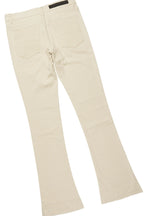 Sana Sand/Beige T-Shirt/Dag Stacked Flare Jean Set