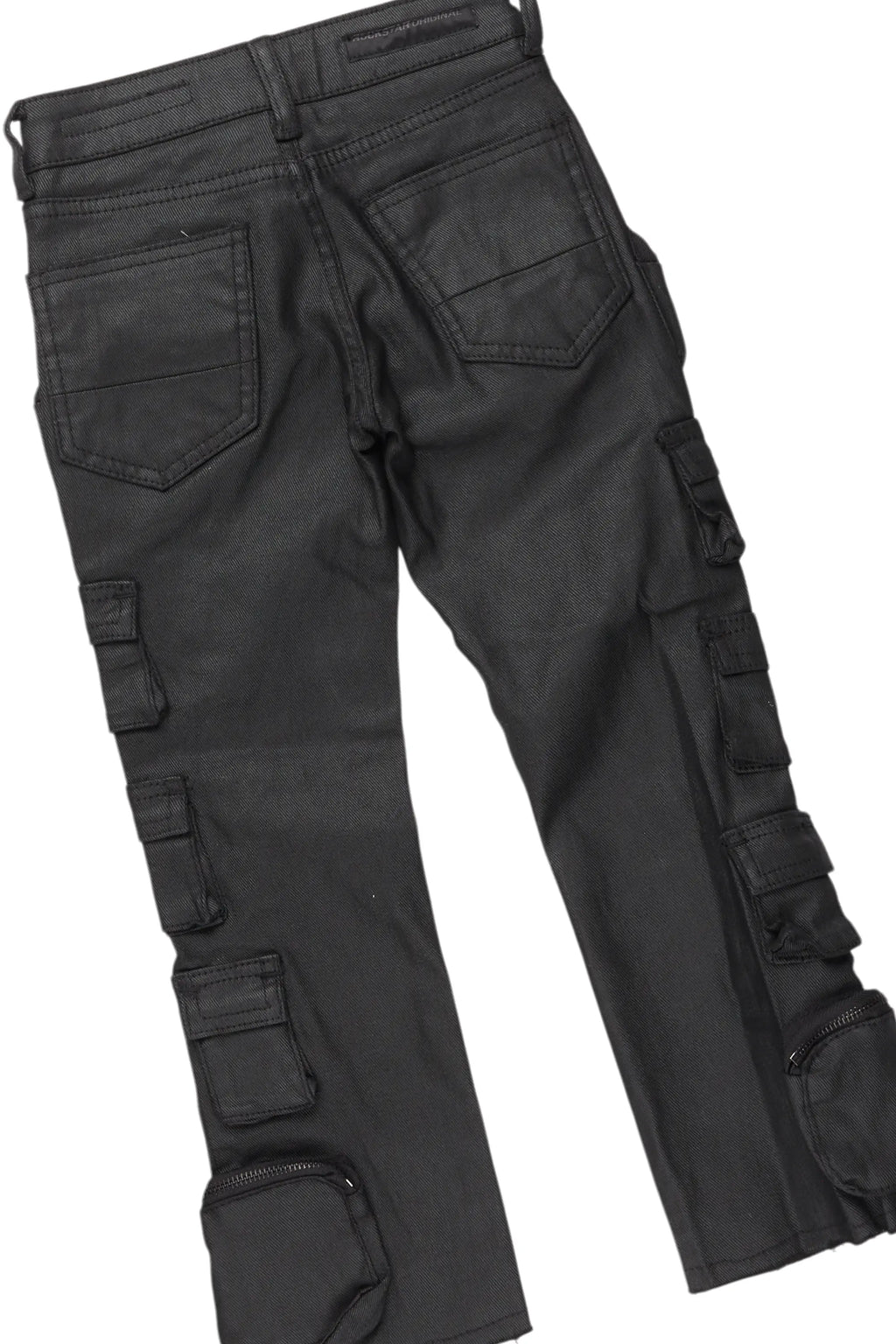 Boys Dekel Purple Hoodie/Stacked Flare Jean Set