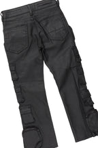 Boys Dekel Purple Hoodie/Stacked Flare Jean Set