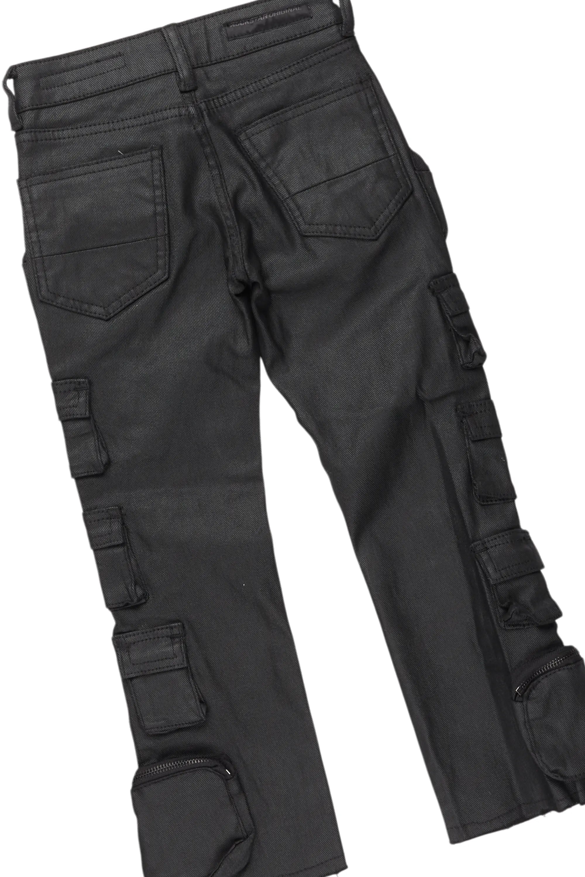 Boys Dekel Purple Hoodie/Stacked Flare Jean Set