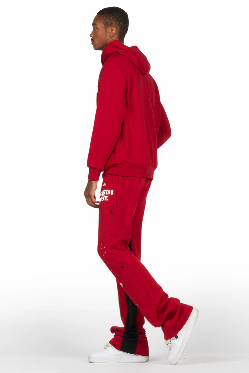 Scottie Burgundy Hoodie/Baggy Track Pant Set