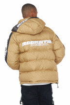 Bryson Puffer Jacket- Beige