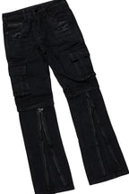 Girls Burial Black T-Shirt/Baggy Fit Jean Set