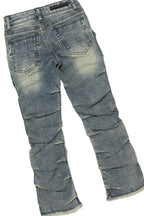 Boys Fields Black/Tint Mohair Hoodie/Stacked Flare Jean Set