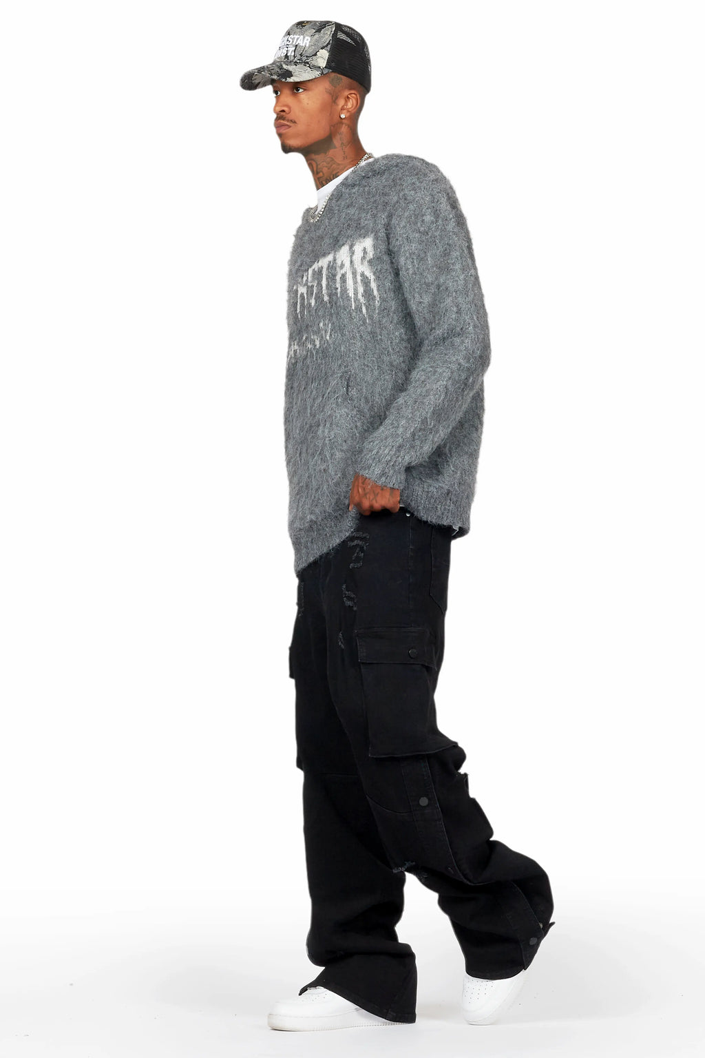 Kuiper Black Baggy Fit Jean