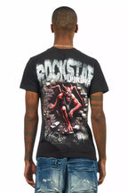 Azyrx Black Graphic T-Shirt