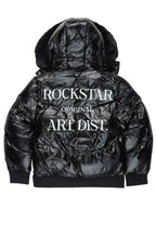 Girls Destina Black Puffer Jacket