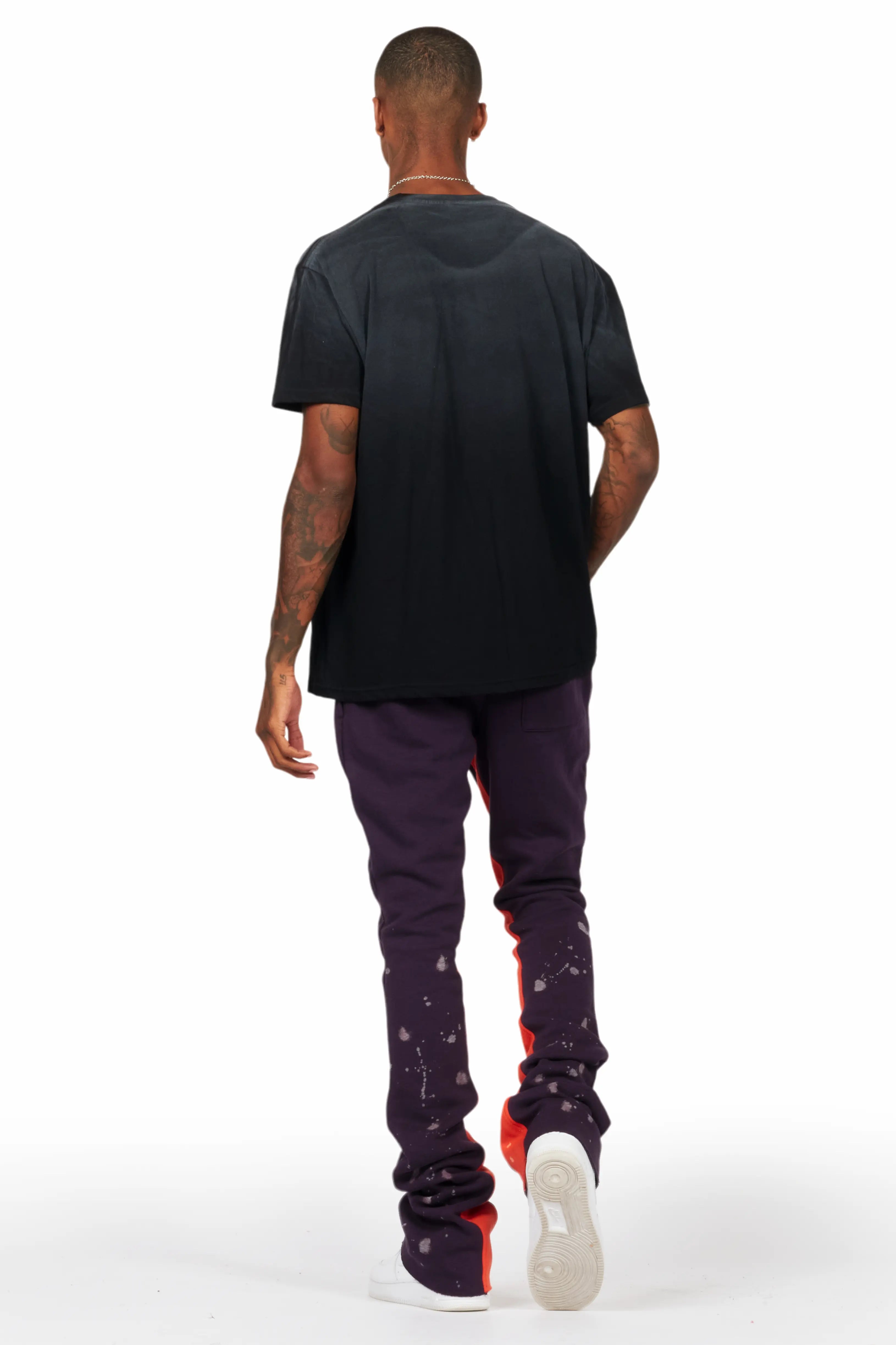 Yamal Black Graphic Oversized T-Shirt