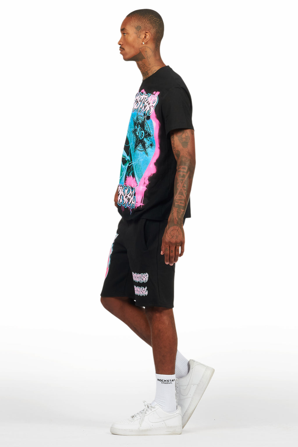 Amari Black Short Set