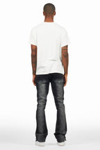 Drick Dark Grey Regular Fit Flare Jean