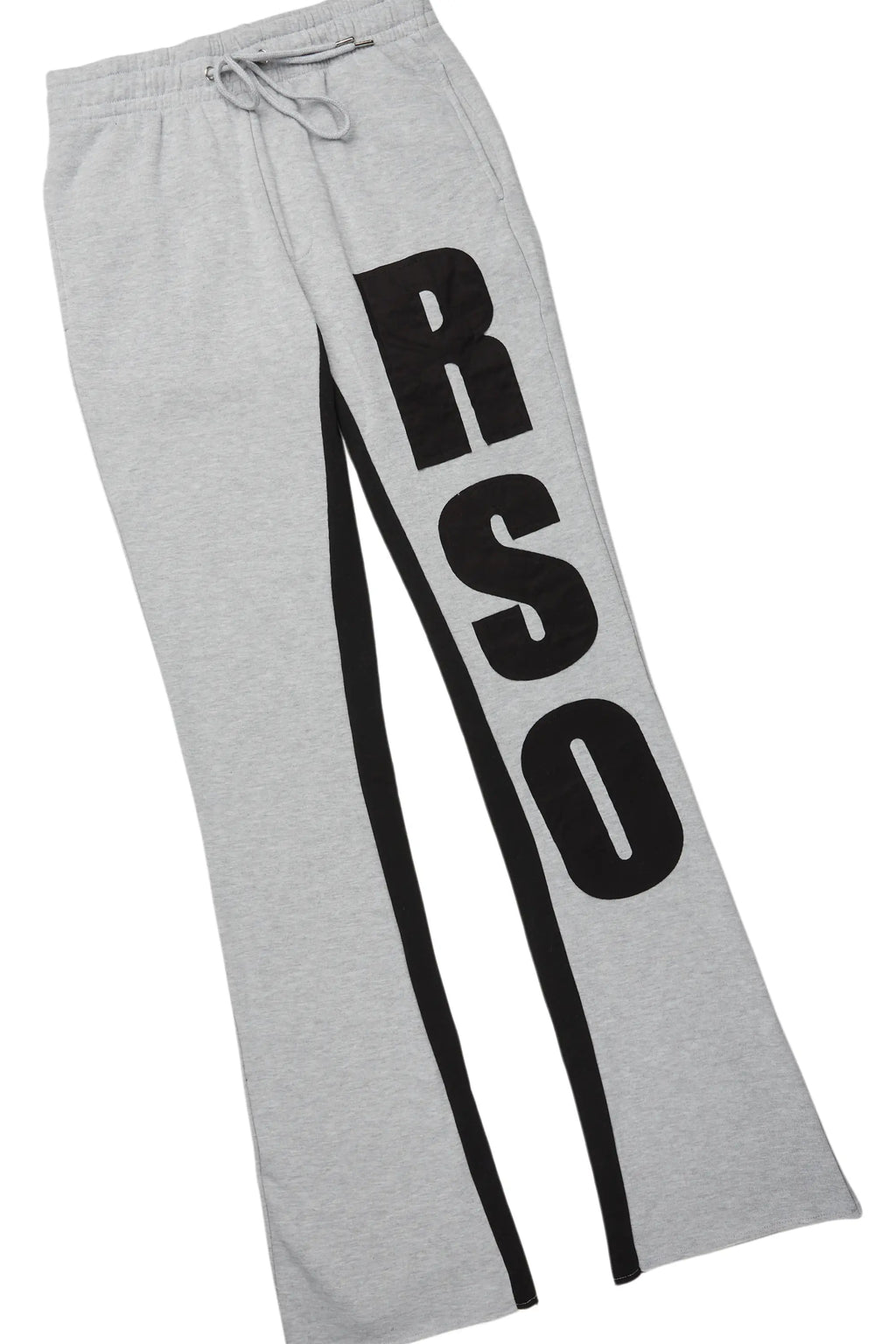 Fields Black/Grey Double Layer T-Shirt/Stacked Baggy Track Set