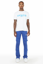 Ezekiel Royal Blue Stacked Flare Pant