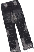 Boys M4 Video Games Black Hoodie Stacked Jean Set