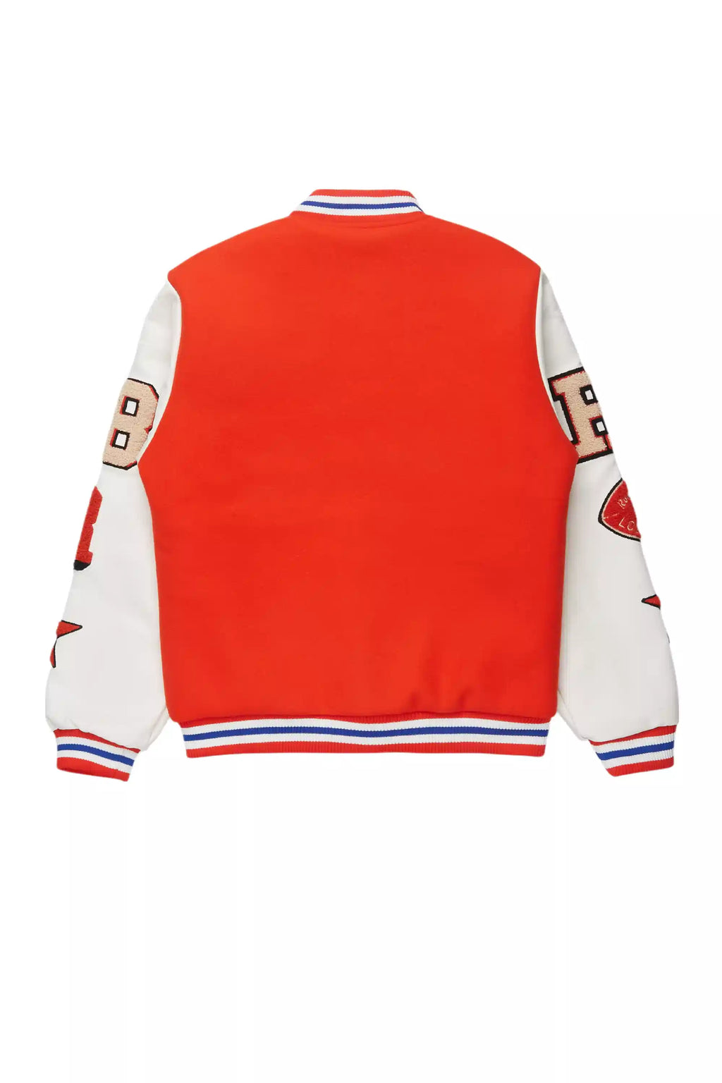 Boys Balser Orange Varsity Jacket