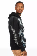 Darius Black Graphic Hoodie