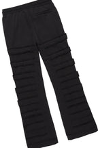 Boys Emilio Black T-Shirt Flare Sweat Pant Set