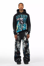 Dallin Black Painter Baggy Cargo Jean