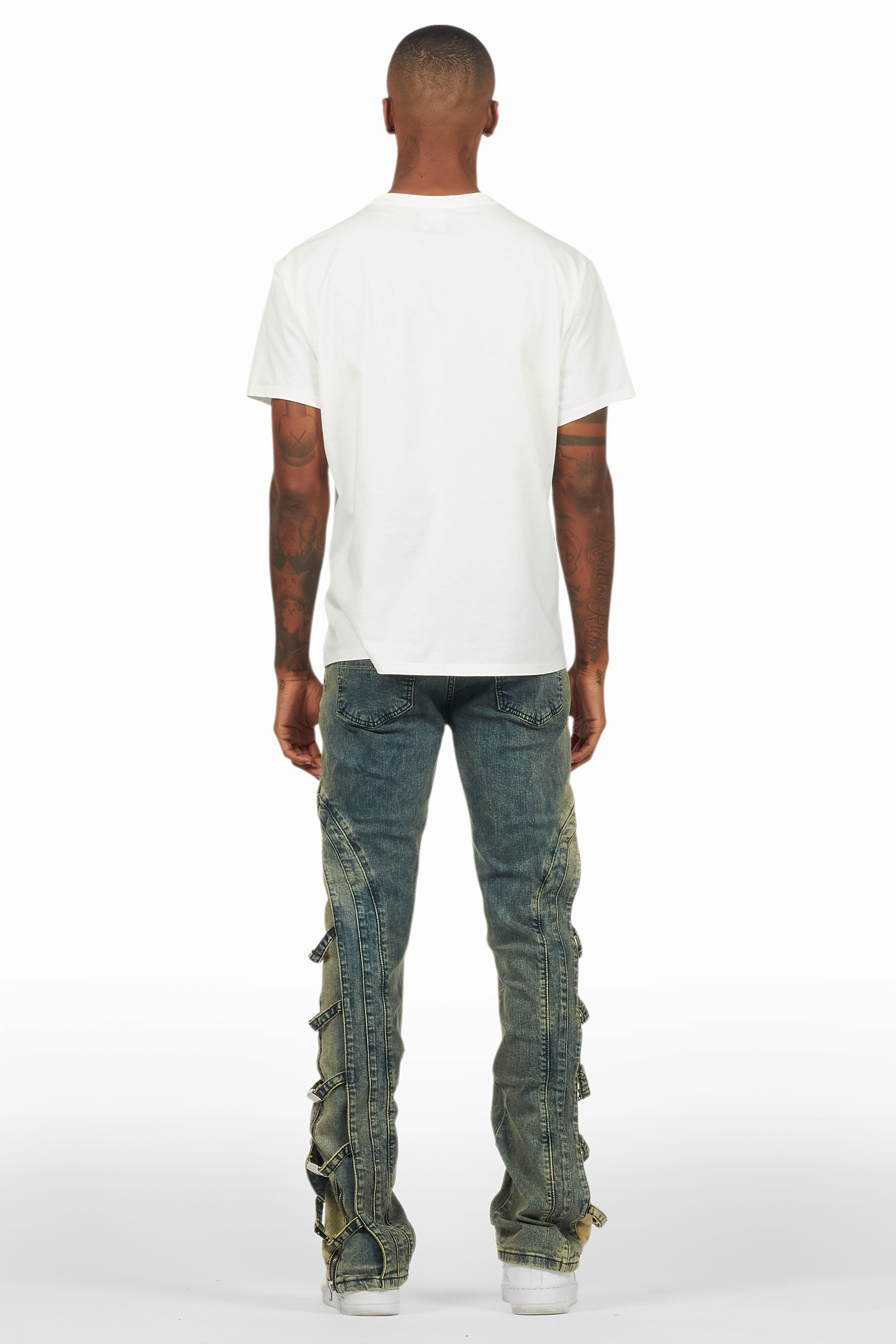 Attila Tint Stacked Flare Jean