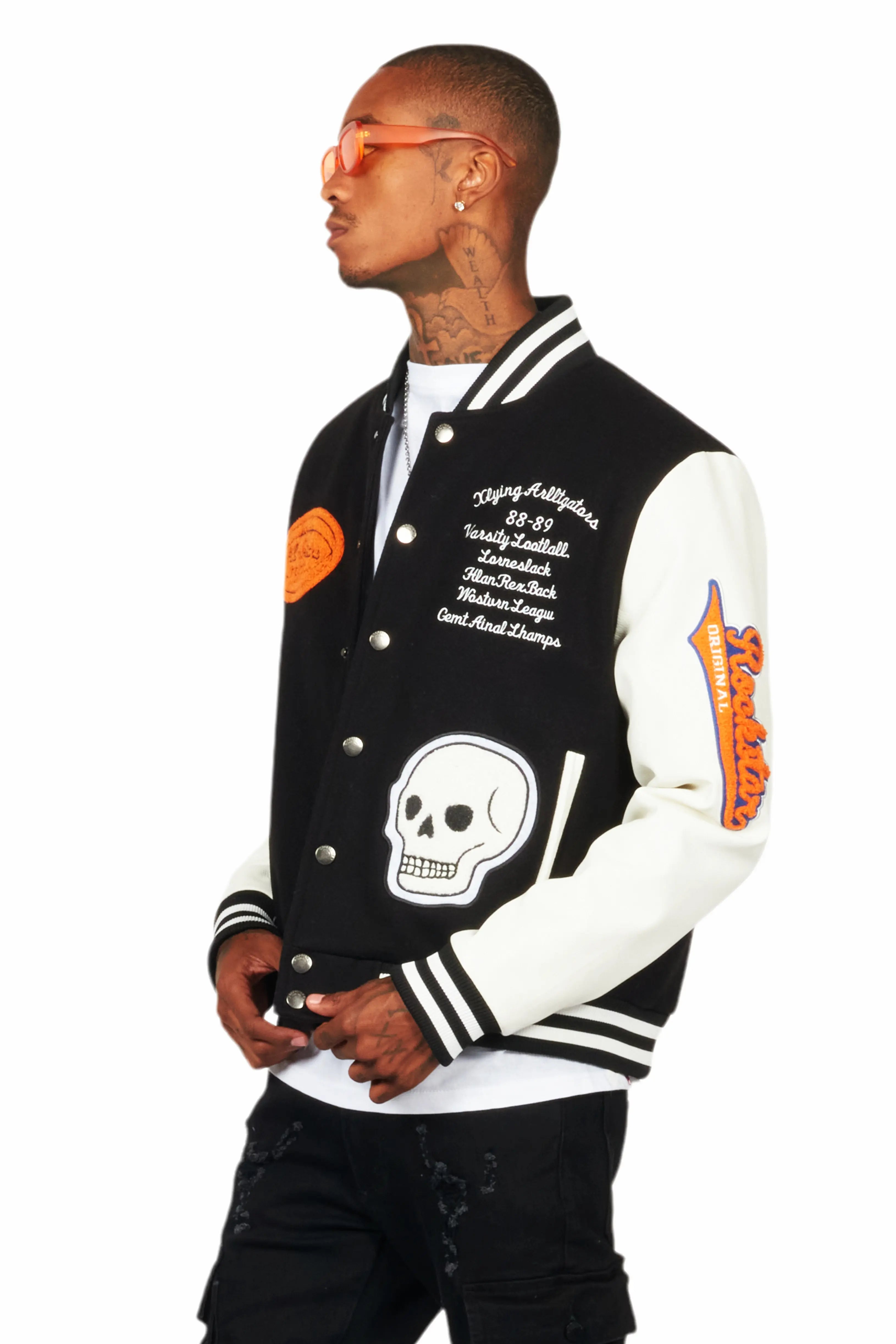 Eisen Black Varsity Jacket