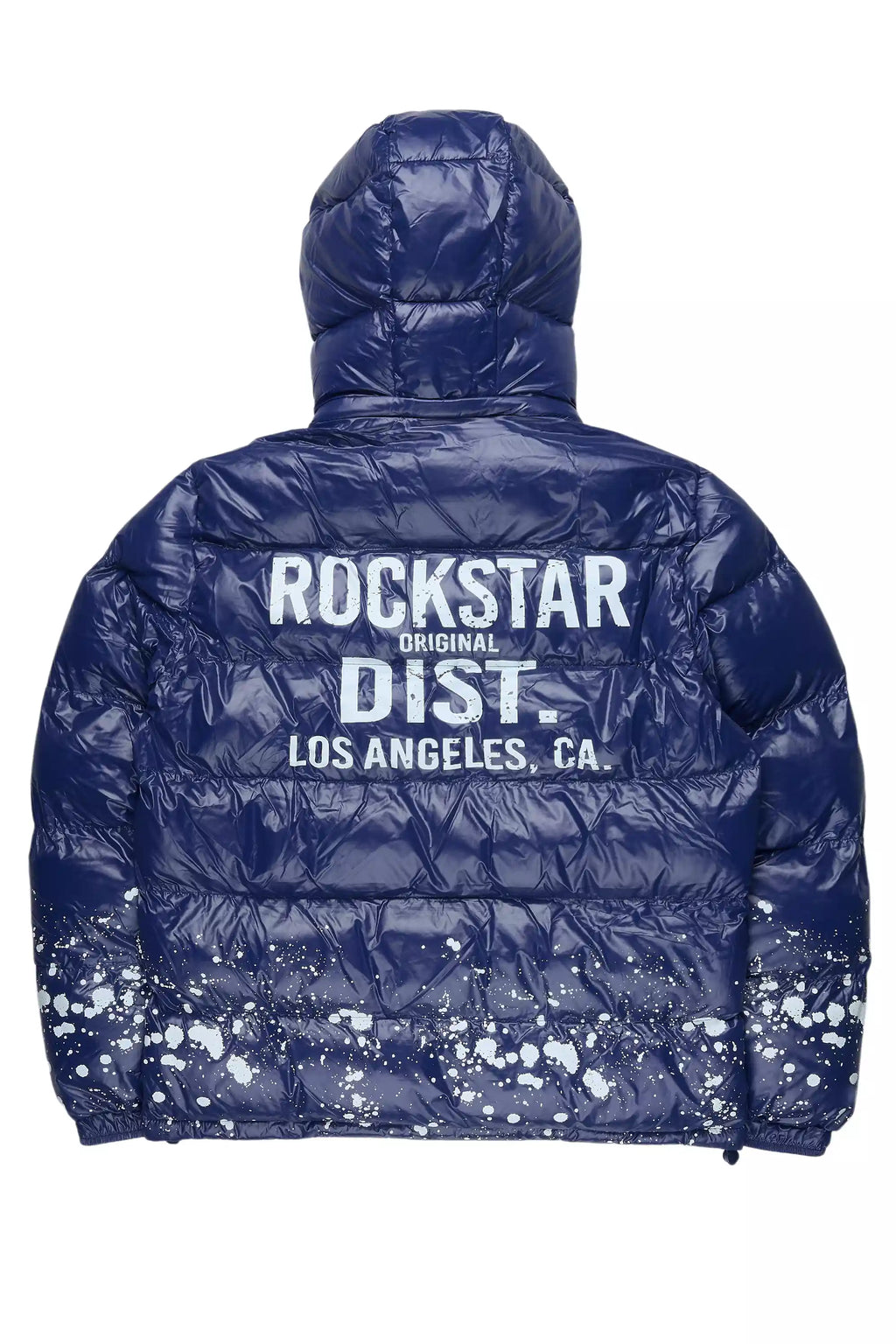 Raffer Navy Heavy Puffer Jacket