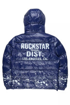 Raffer Navy Heavy Puffer Jacket