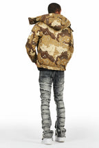 Bevis Digital Desert Camo Puffer Jacket
