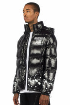 Raffer Black Heavy Puffer Jacket