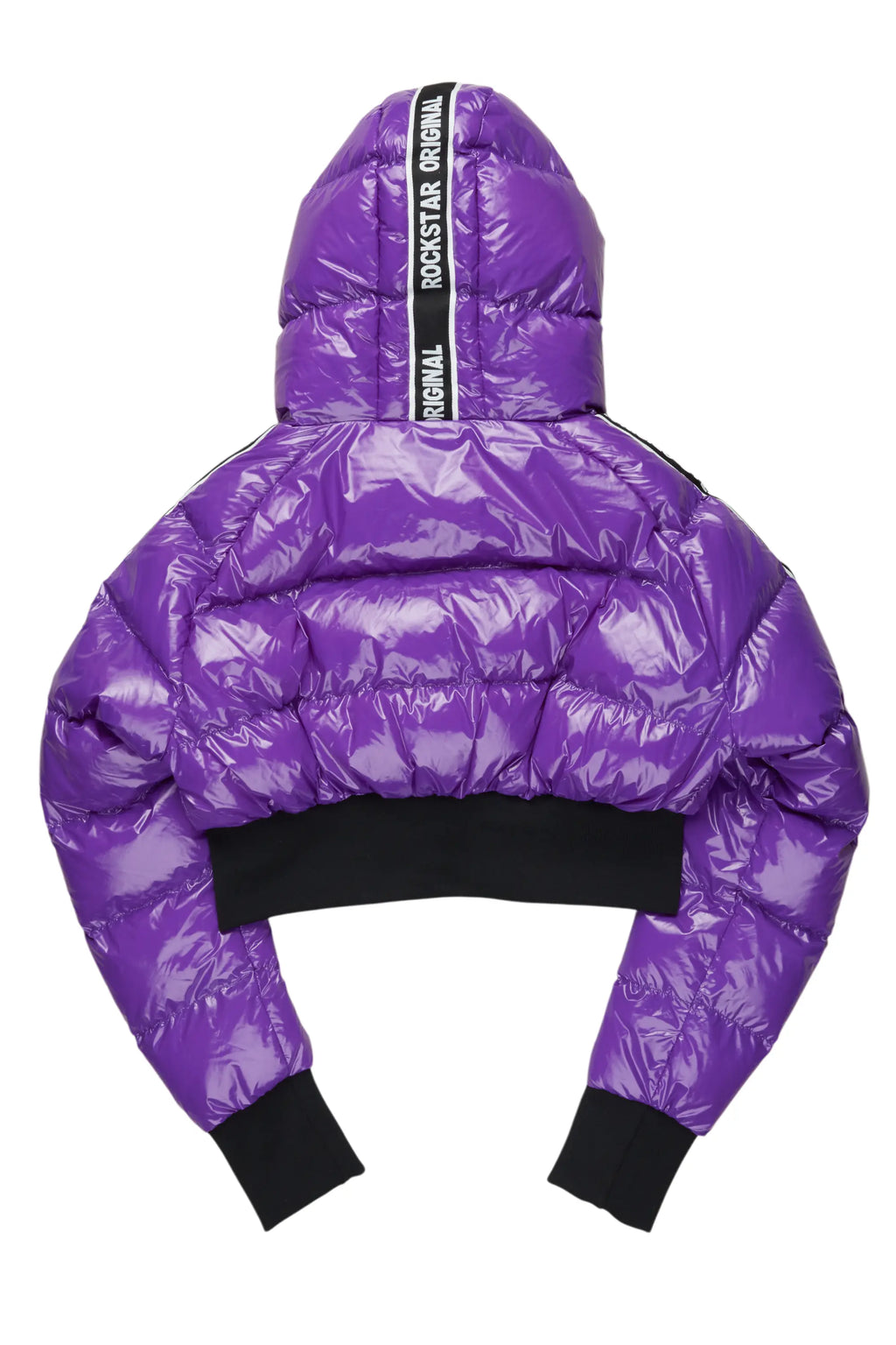 Jackey Purple 2.0 Crop Puffer Jacket