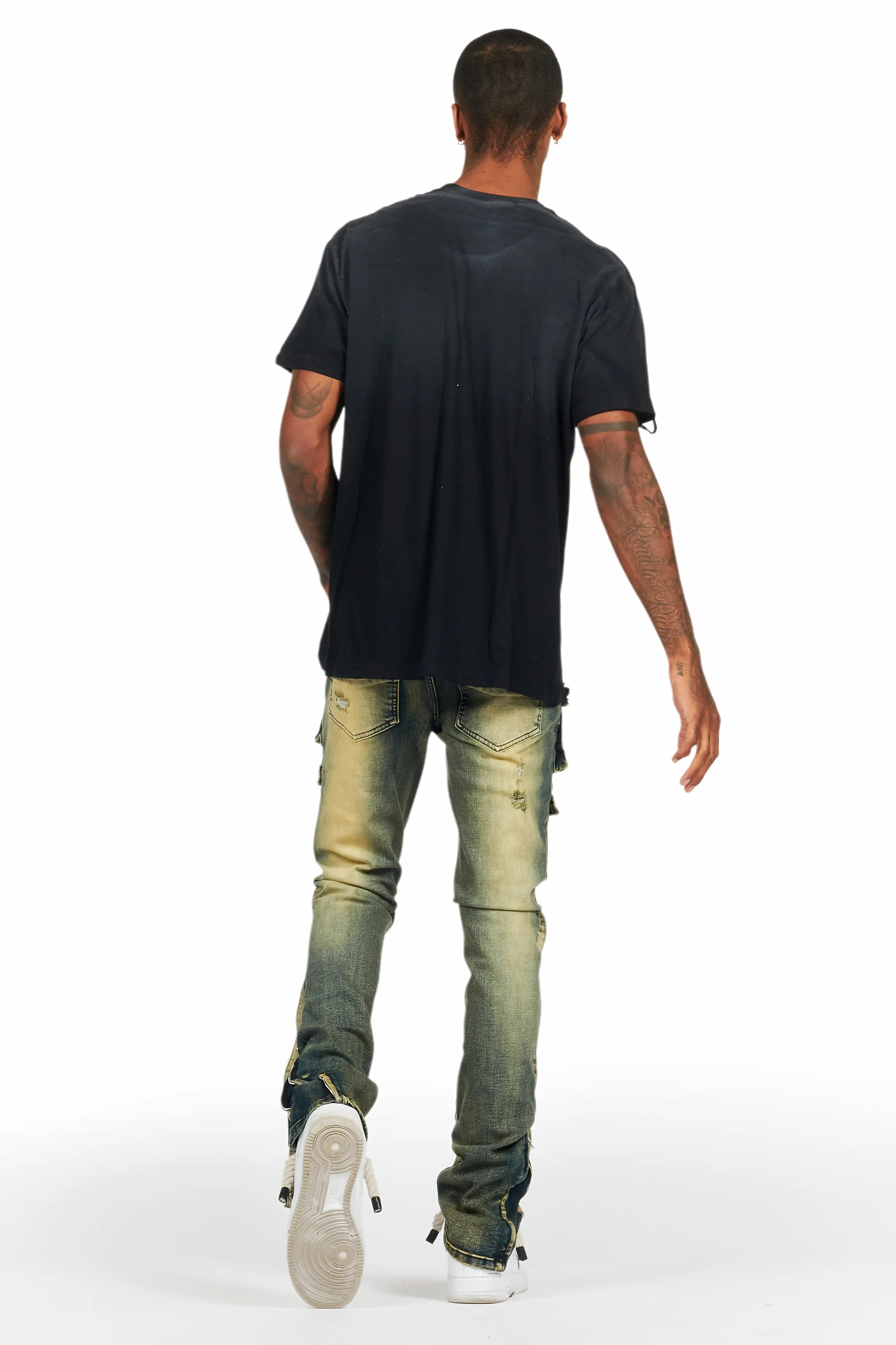 Gonen Black Oversized Graphic T-Shirt