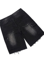 Kalix Black T-Shirt/Denim Short Set
