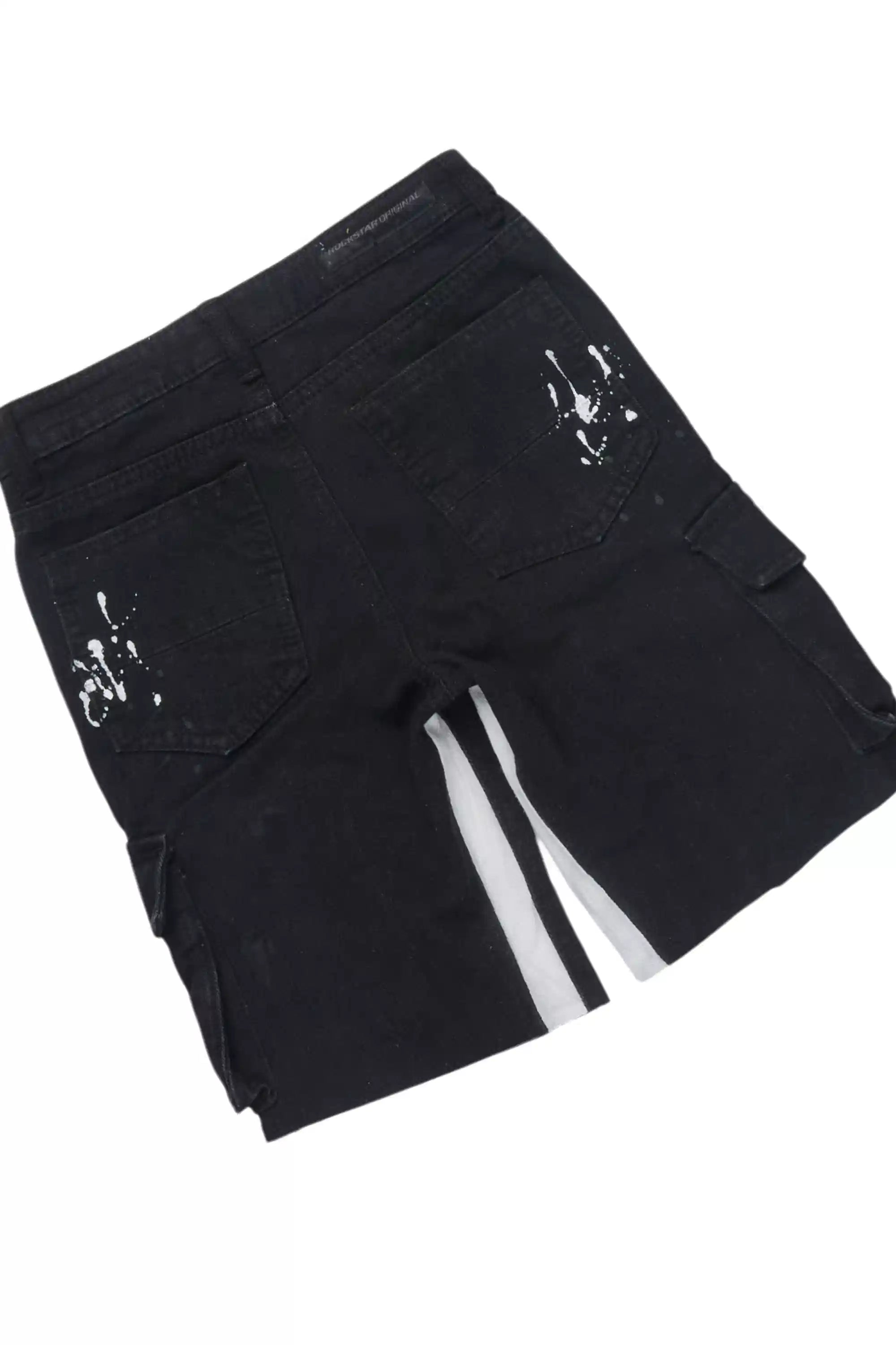 Boys All Star Black T-Shirt/Denim Short Set