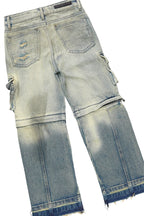 Boys Beau Red Hoodie/Baggy Fit Jean Set